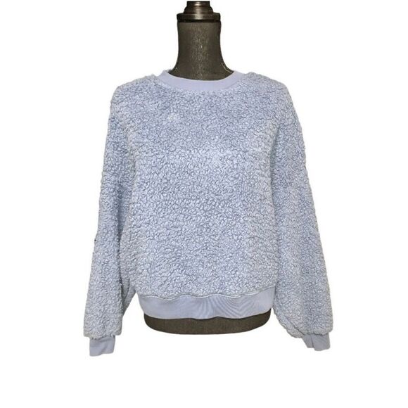 Gap Petite Sherpa Oversized Sweater - Picture 1 of 6